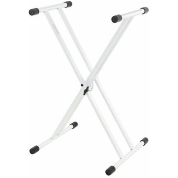 Millenium KS-1010 Double Braced Keyboard Stand Whi