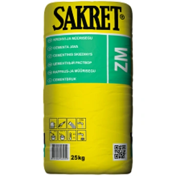 Sakret ZM (mūrēšanas apmešanas java) 40 kg s-35