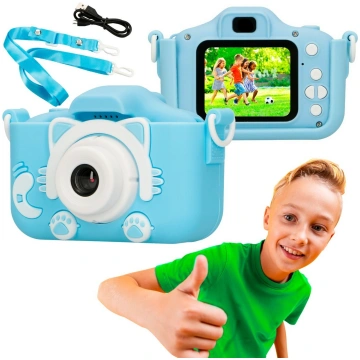 Extralink Kids Camera H27 Single Blue | Camera | 1