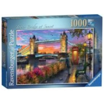 Ravensburger Puzzle 1000 Tower Bridge at Sunset Pu