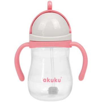 Bērnu pudele Akuku A0676, rozā, 280 ml
