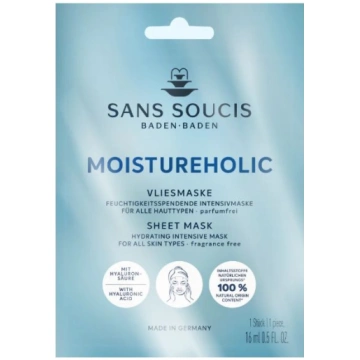 Sheet Mask Moistureholic SANS SOUCIS Mitrinoša sej