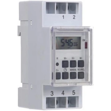 DIGITAL TIMER - DIN RAIL MOUNTING - WEEKLY PROGRAM