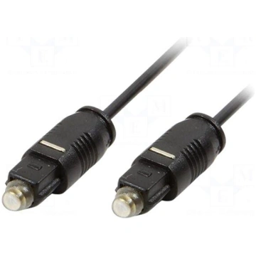 Cable | Toslink plug,both sides | 2m | Øcore: 2.4m