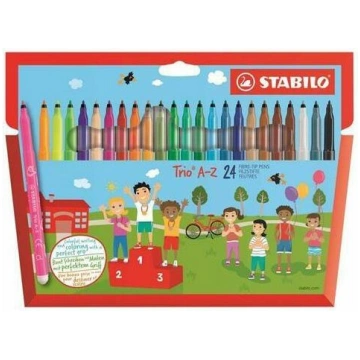 Stabilo Flamastry ne Trio A-Z, 24 (378/1-24-01) | 