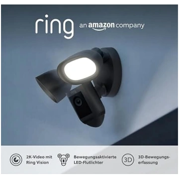 Amazon Ring Prožektora kamera Wired Pro | Āra droš
