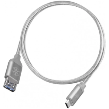 Kabel USB SilverStone USB-A - USB-C 0.5 m (52034) 