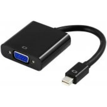 Deltaco Adapter mini DisplayPort / VGA 0.2m black 