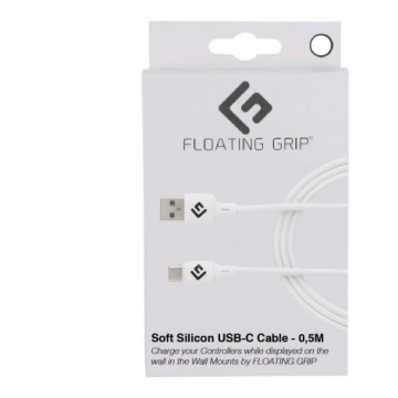 Floating Grip 0 5M Silicone USB-C Cable (White) 36