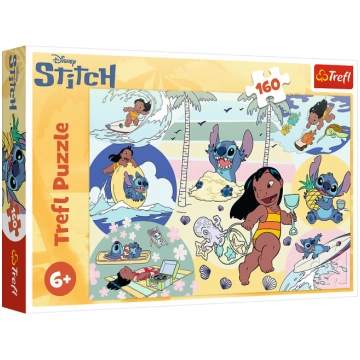 TREFL DISNEY STITCH Puzle Lilo un Stičs, 160 gab
