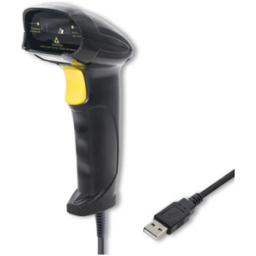 Qoltec 50876 Laser scanner 1D | USB | Black 50876