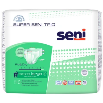 Autiņbiksītes Super Seni Trio, XL izmērs, 10 gab