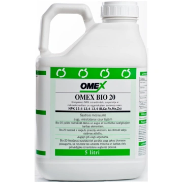 Omex Bio-20, 5L Reģ. nr. H0.09 - 0549 - 08, Augšan