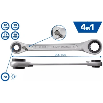 atslēgu uzgriežņu atslēga Brilliant Tools BT013901