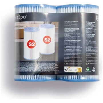 Intex S2 filtra kasetne Pure SPA – 2 gab