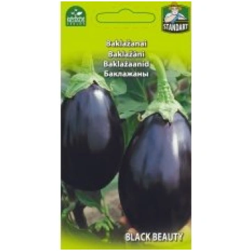 Standart vegetable Sēklas baklažāni Black Beauty 1