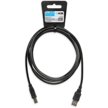 iBOX Kabel do drukarki USB 2.0, 1.8m (IKU2D18) IKU