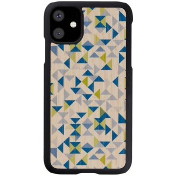 MAN&WOOD SmartPhone case iPhone 11 blue triangle b