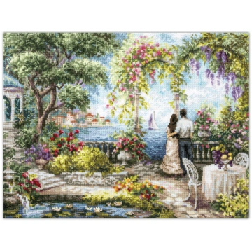 Izšūšanas komplekts Magic Needle "Romantic Story" 