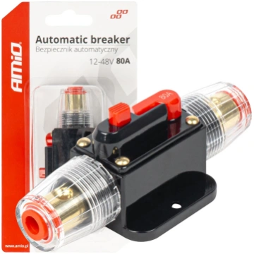 Automatic car fuse, circuit breaker 12-48V 80A AMI