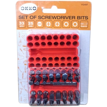 33PC SCREWDRIVER BITS SET VG497 (4772013271826) ( 