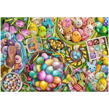 Puzzle Easter Treats BlueBird