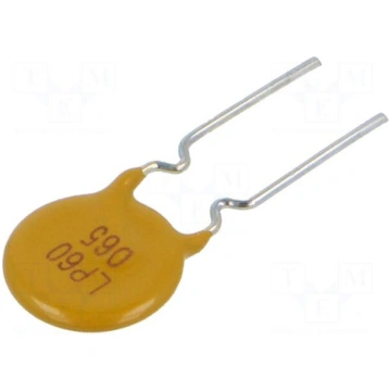 Fuse: PTC polymer | 650mA | Imax: 40A | THT | Iswi