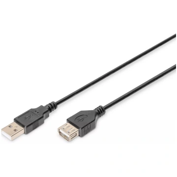 Digitus USB pagarināšanas kabelis 3m USB 2.0 Vīrie