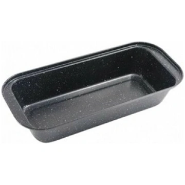 Mold, baking tray, steel, black marble, 30x13x6cm 