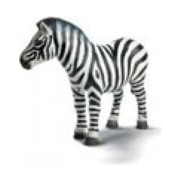Schleich - Wild Pet Zebra Figurine