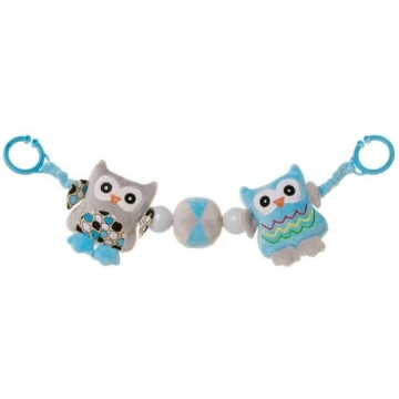 Grabulis ratiņiem OWLS blue 4BABY OB11