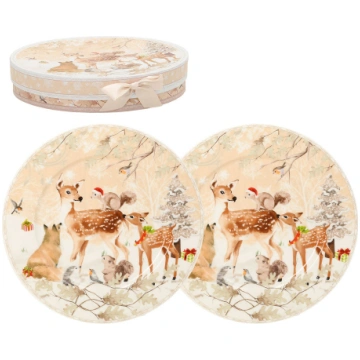 Plates MIA DEER 2pcs D19cm, in gift box 85879