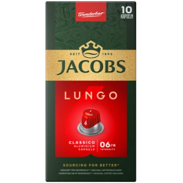 JACOBS Lungo 6 Classico kafijas kapsulas Nespresso