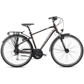 Velosipēds Romet Wagant 7 2025 tumši brūni pelēks-