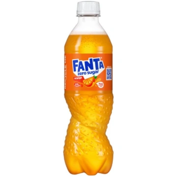 Gāzēts dzēriens FANTA Orange Zero, PET, 0.5l (DEP)