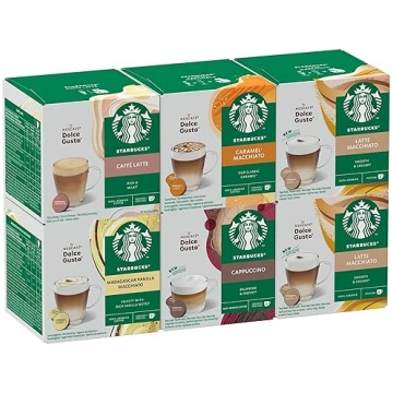 STARBUCKS Tasting Set, White Cup Variety Pack by N
