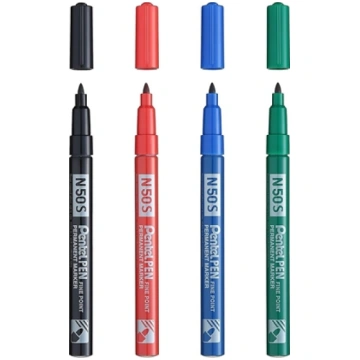 Pentel Marker permanentny Pentel Pen N50S czerwony
