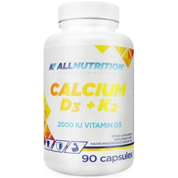 Allnutrition kalcijs D3 + K2 - 90 kapsulas