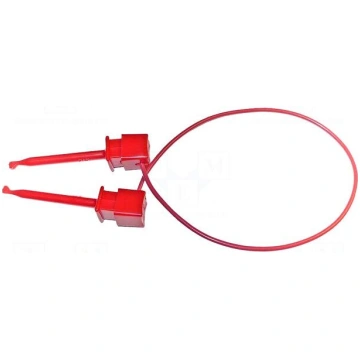 Test lead | 5A | clip-on hook probe,both sides | U