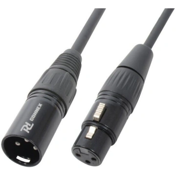 CX35-05 kabelis XLR vīrišķais/sieviete 0,5m melns 