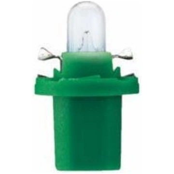 PHILIPS auto spuldze 12V 2W BAX10D Green Zaļa 1.ga