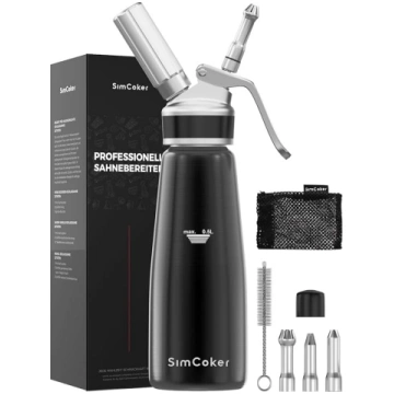 Profesionāls alumīnija krējuma dozators 500 ml, ne