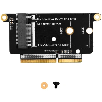 Apple MacBook Pro 2017 A1708 M.2 NVME SSD adapteri