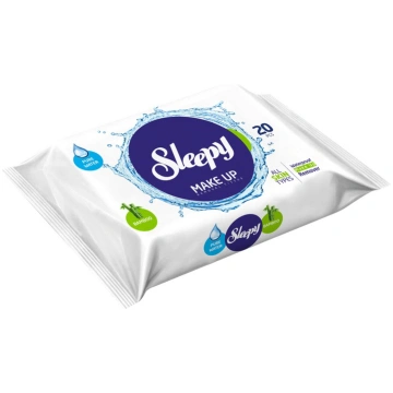 SLEEPY Make-up kosmētikas noņemšanas salvetes N20