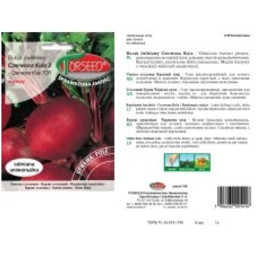 Torseed Sēklas bietes sarkanās Czerwona Kula2 15g