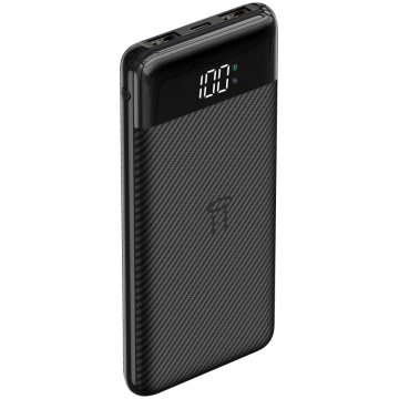 VEGER powerbanka L11 10000mAh 2A black Nav norādīt