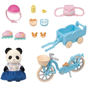 Komplekts Sylvanian Families Cycle & Skate Panda G
