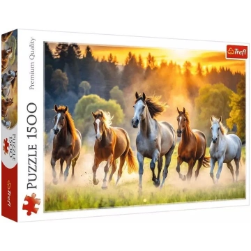 Puzzle 1500 Savvaļas Zirgi 26215