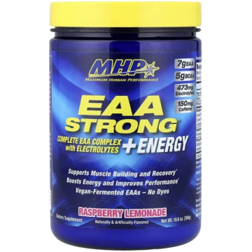 MHP, EAA Strong™ + Energy, Raspberry Lemonade, 10.