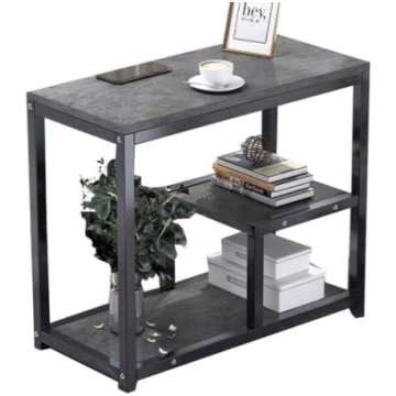 Modern Console Sofa Table with Shelves Entrance St